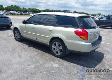 2007 Subaru Outback 3.0R L.l. Bean Edition z USA, uszkodzony, nr VIN 4S4BP86C574336357